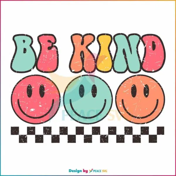 retro-be-kind-boho-kindness-smiley-faces-svg-cutting-digital-file