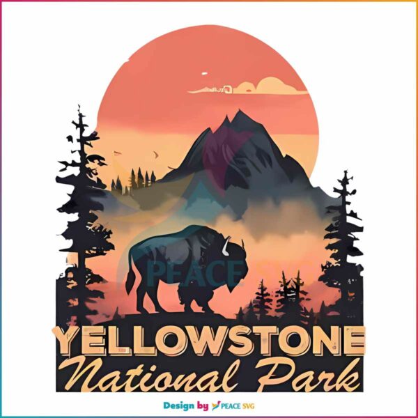yellowstone-national-park-vintage-png-sublimation-design