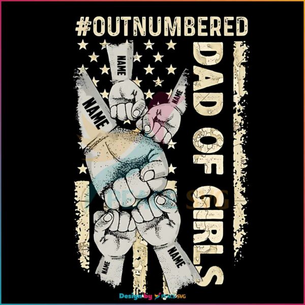 custom-dad-of-girls-outnumbered-dad-and-kid-fist-bump-png