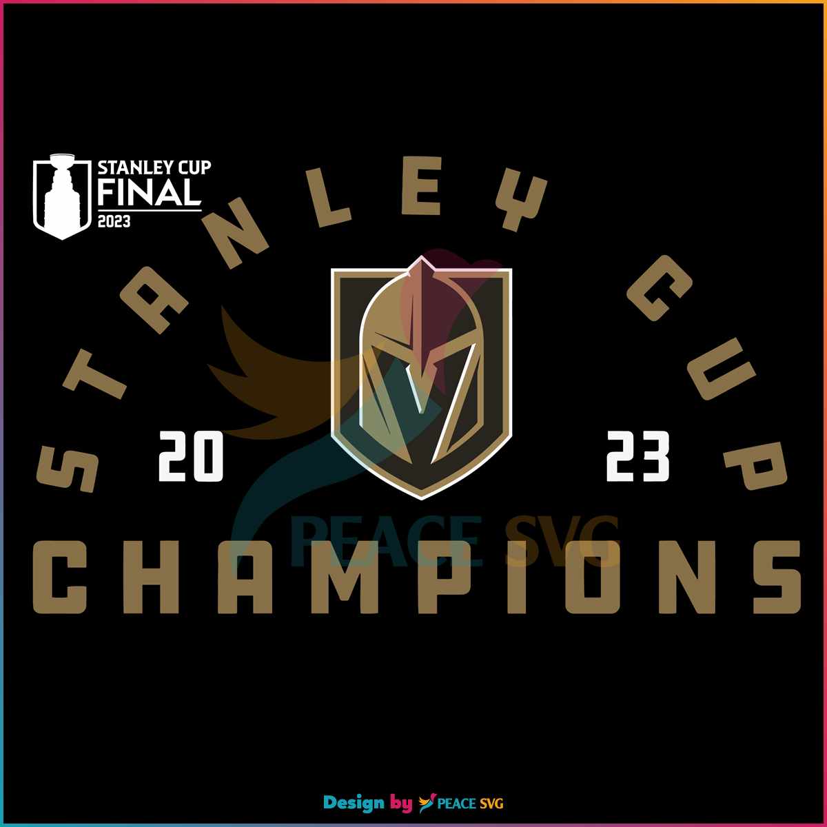 Vegas Golden Knights Stanley Cup Champions 2023 Svg Peacesvg 