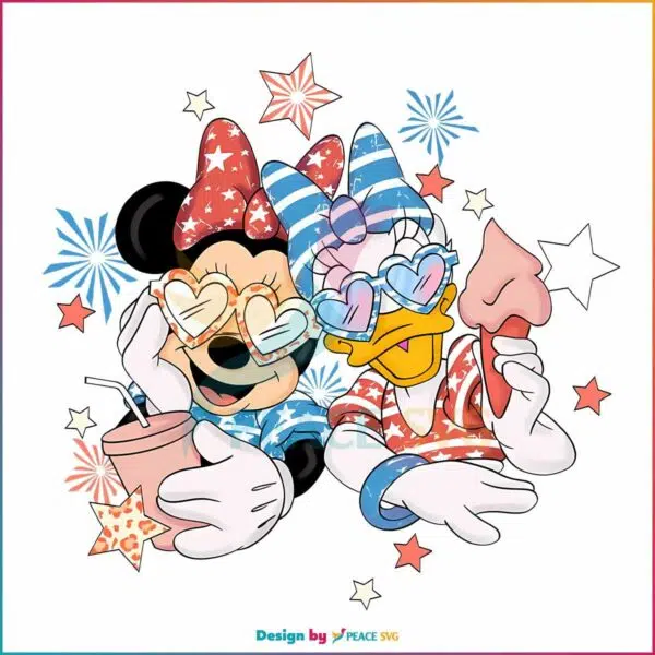 patriot-minnie-and-daisy-duck-4th-of-july-png-silhouette-file