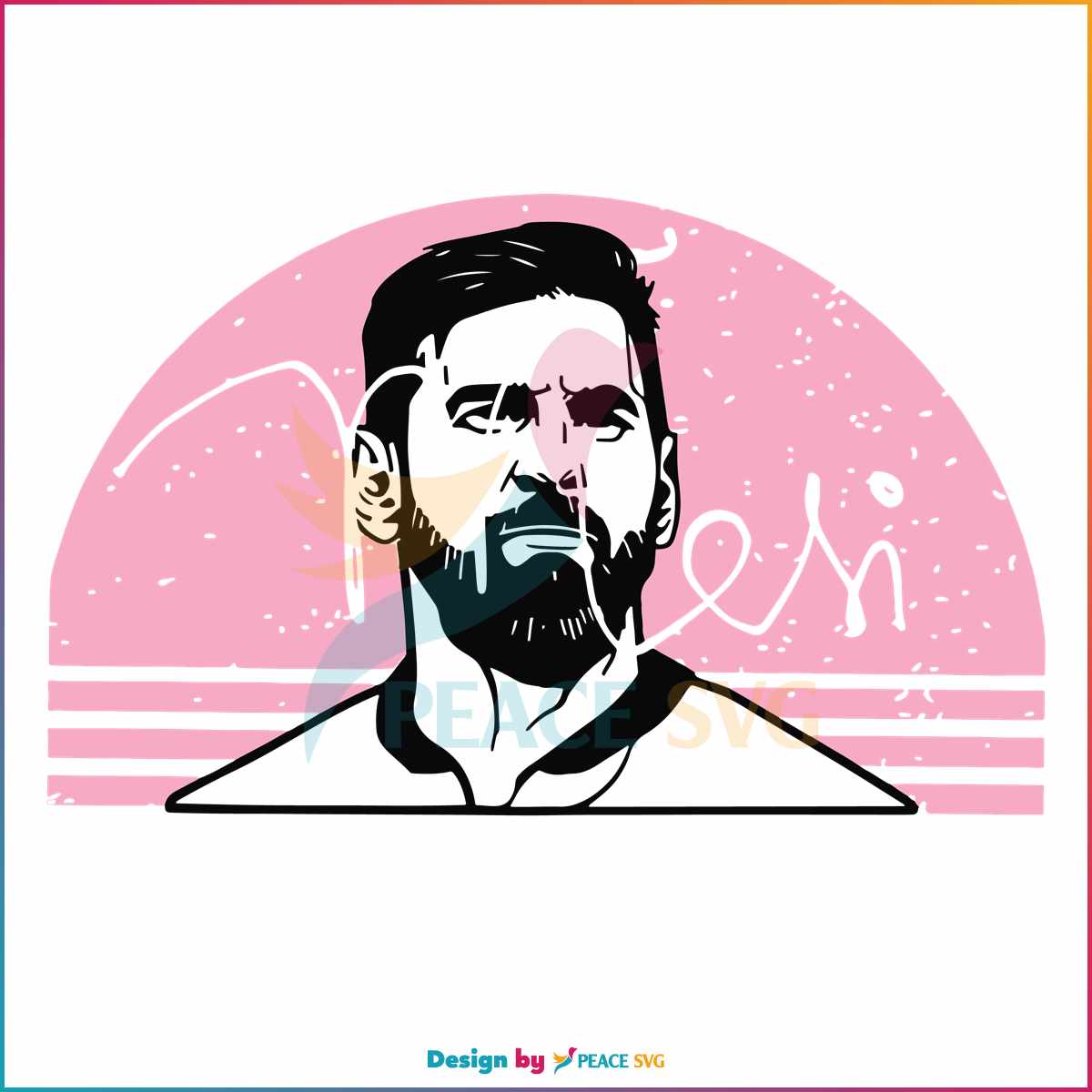 Leo Messi Inter Miami Vintage SVG Fan Gift SVG Files for Cricut » PeaceSVG