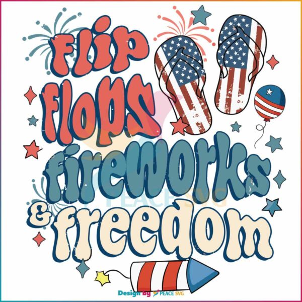 flip-flops-fireworks-freedom-4th-of-july-cute-patriot-svg-file
