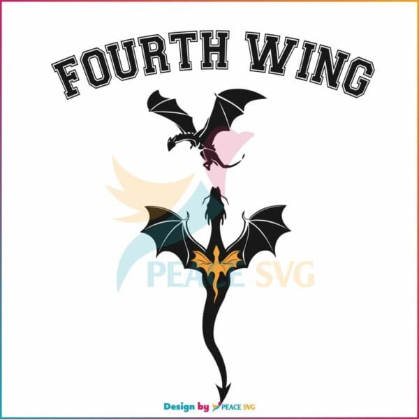 fourth-wing-rebecca-yarros-svg-book-lover-svg-cricut-file