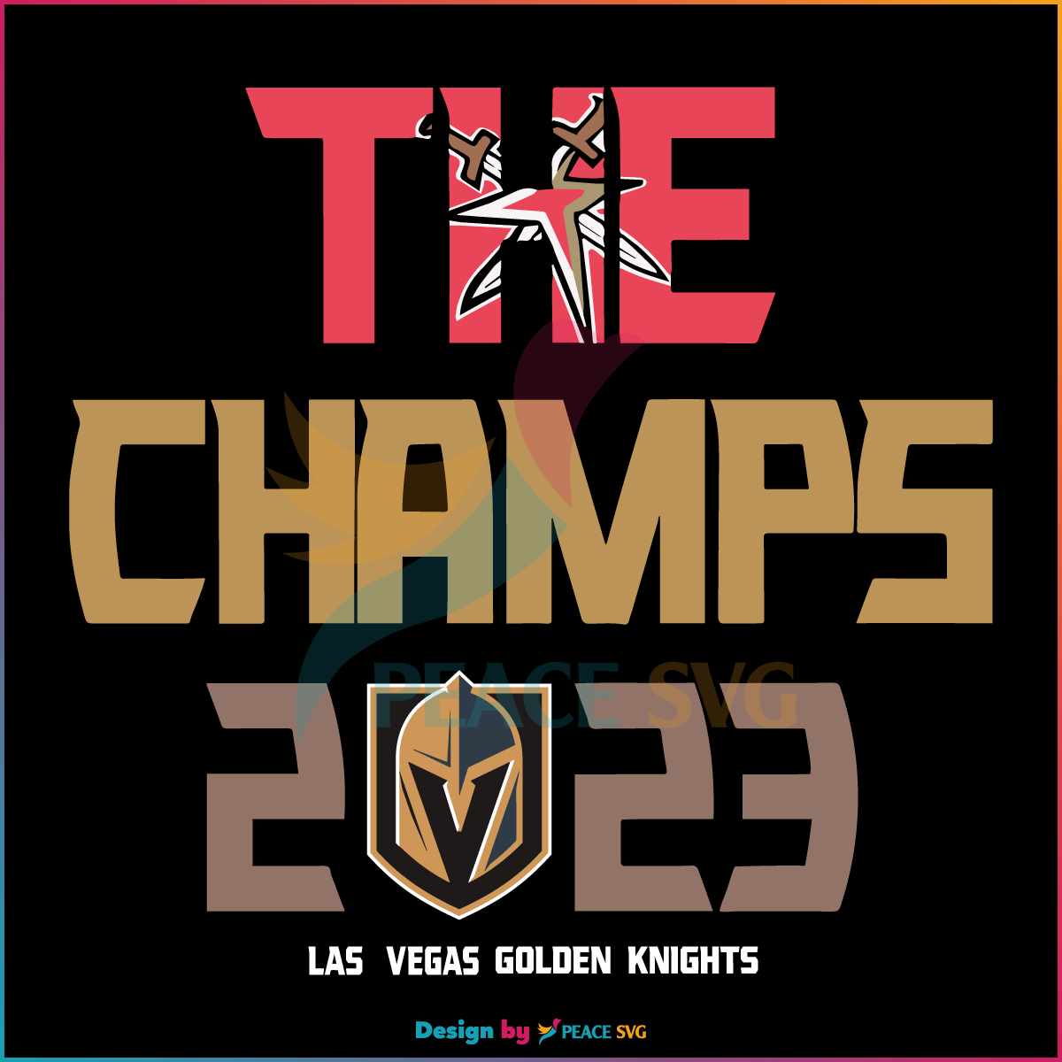 Las Vegas Golden Knights Championship Vintage Svg Peacesvg 