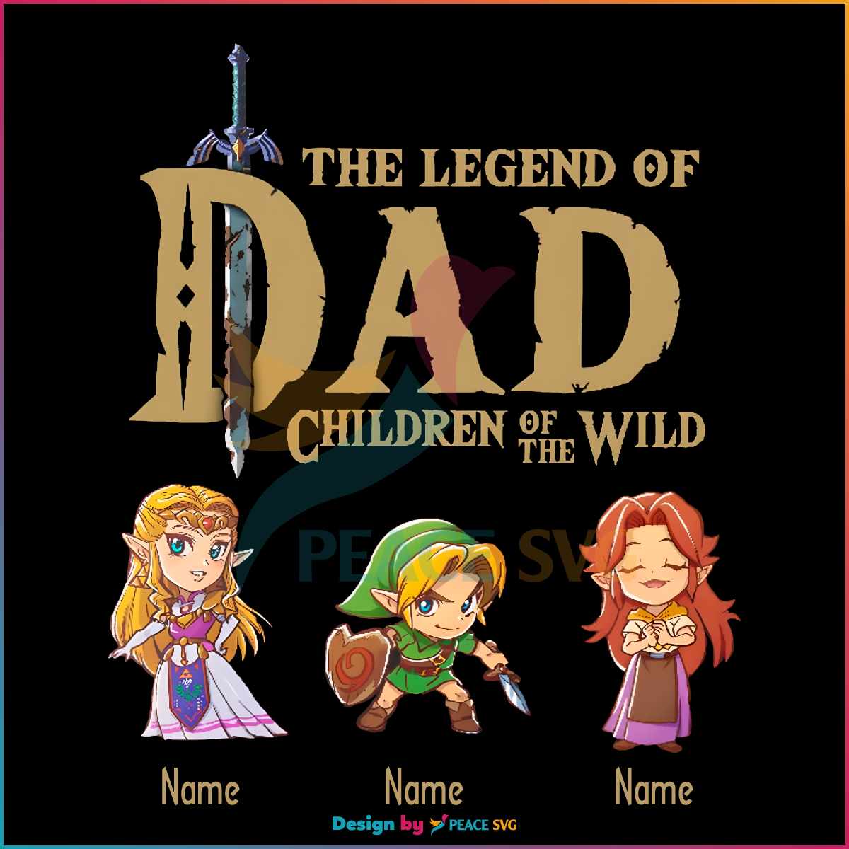 personalized-the-legend-of-dad-children-of-the-wild-png-file