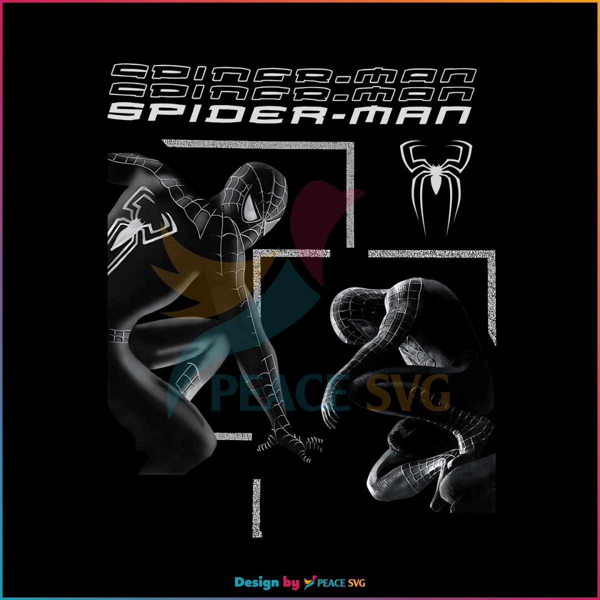 tobey-maguire-black-suit-spiderman-png-silhouette-file