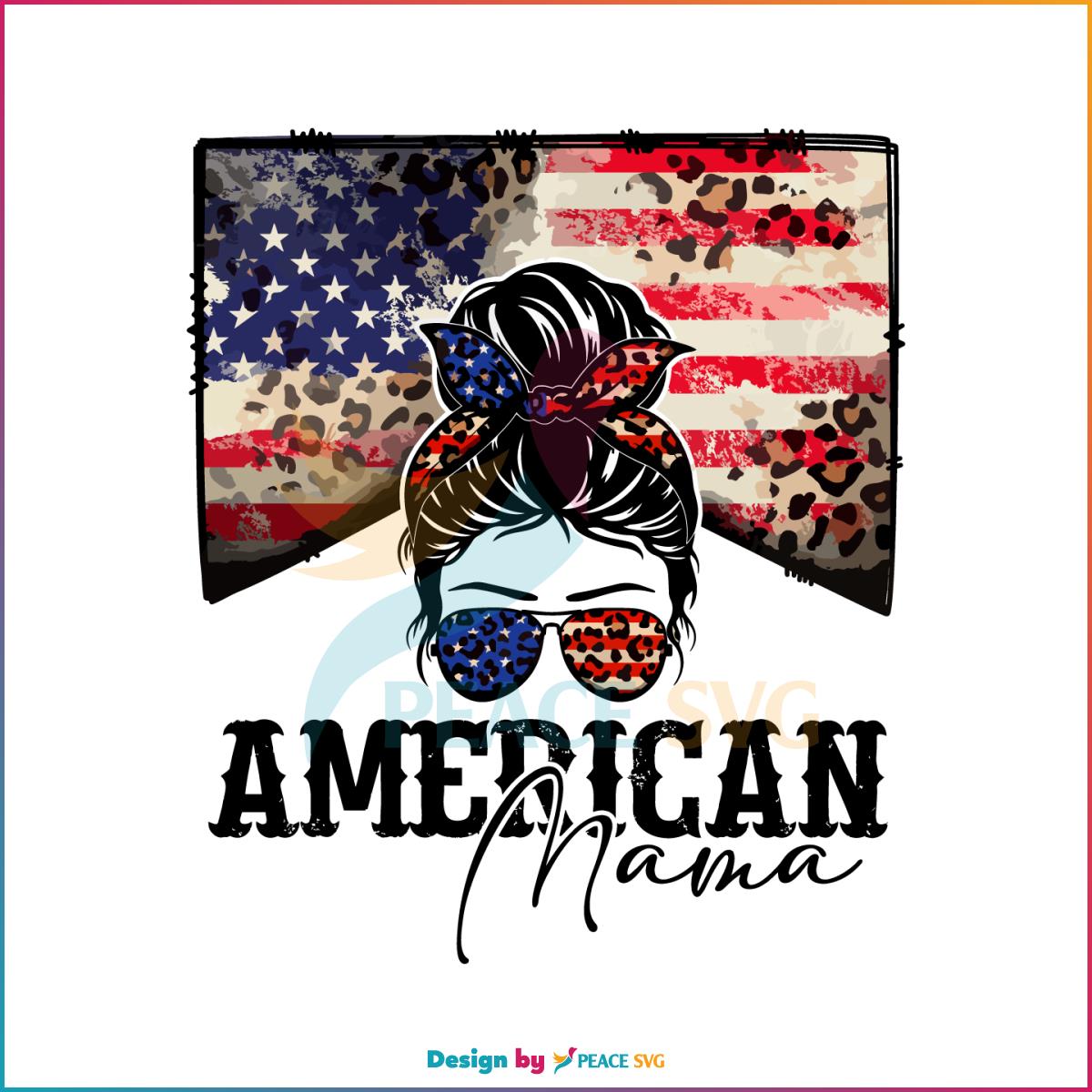 Happy 4th Of July Vintage American Mama USA Flag PNG » PeaceSVG