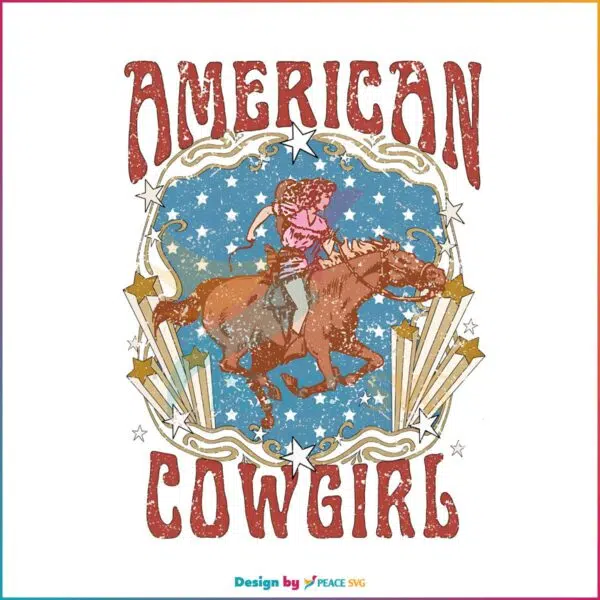 western-country-american-girl-4th-of-july-png-silhouette-file