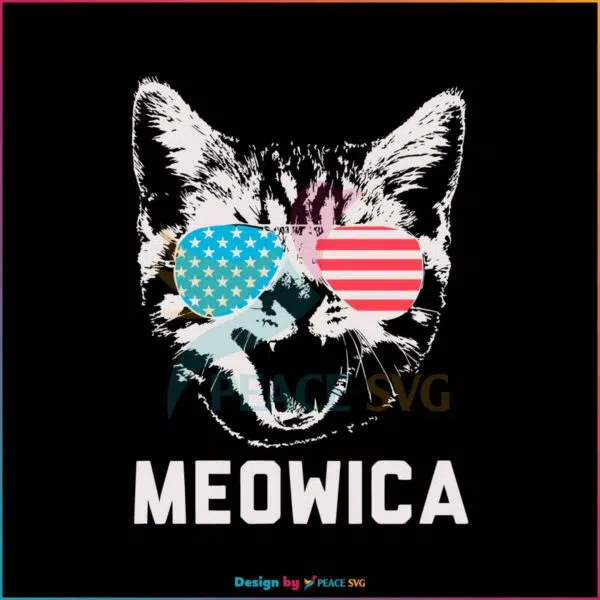 independence-day-funny-meowica-svg-graphic-design-file