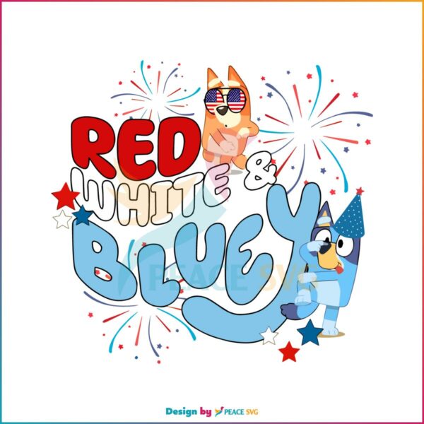 red-white-bluey-svg-bluey-bingo-4th-of-july-svg-design-file