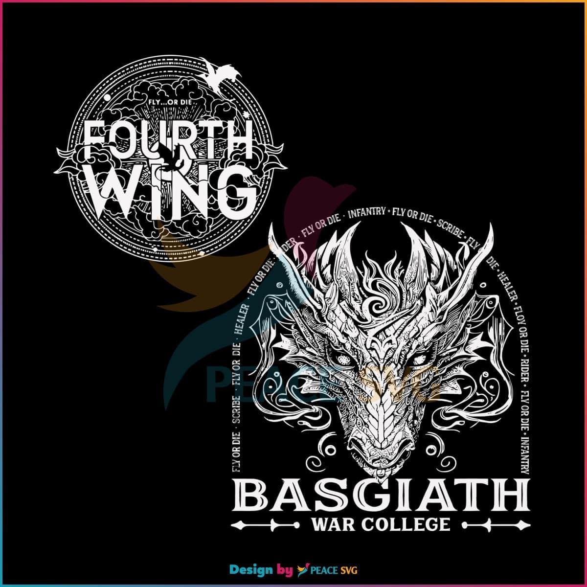 Basgiath War College Fourth Wing Novel Svg Cutting File Peacesvg 9758