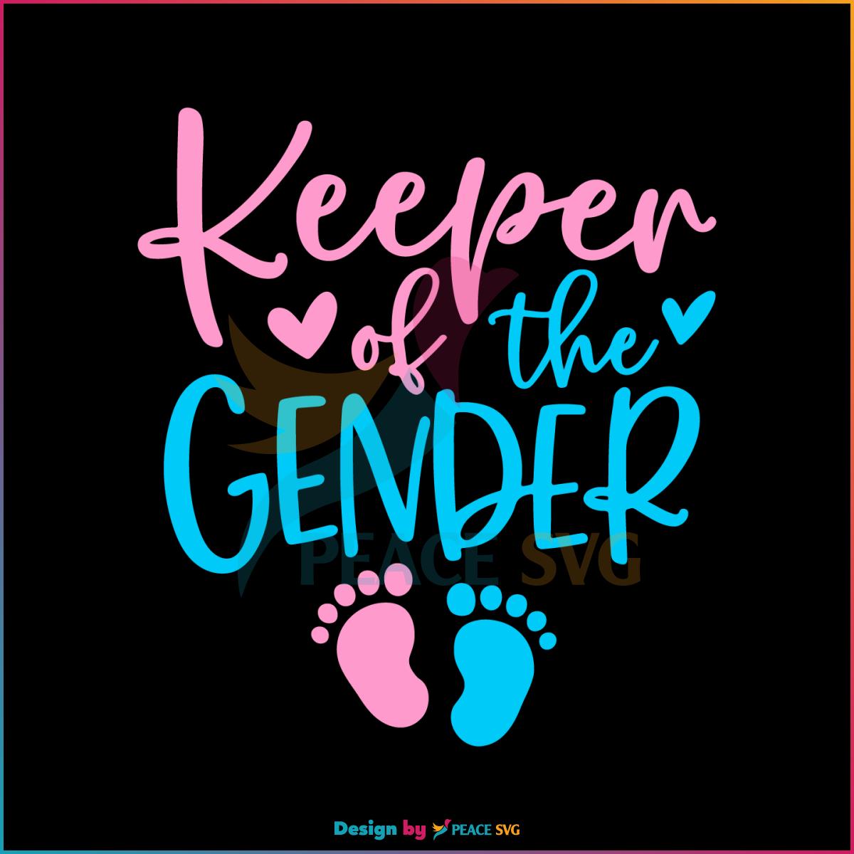 keeper-of-the-gender-svg-gender-reveal-svg-cricut-file