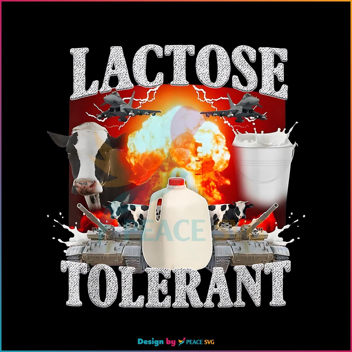 Free Lactose Intolerant Sarcastic Meme PNG Sublimation Download