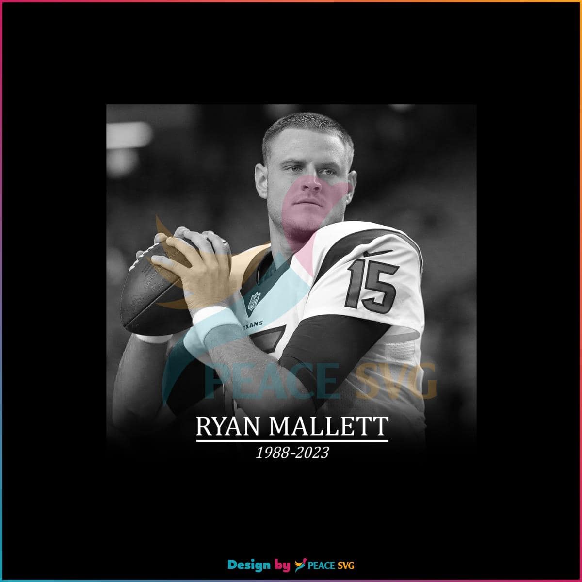 Rip Ryan Mallett 1988 2023 NFL Player PNG Silhouette File » PeaceSVG