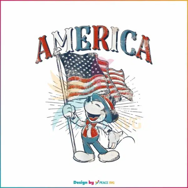 patriotic-america-mickey-mouse-with-flag-png-silhouette-file