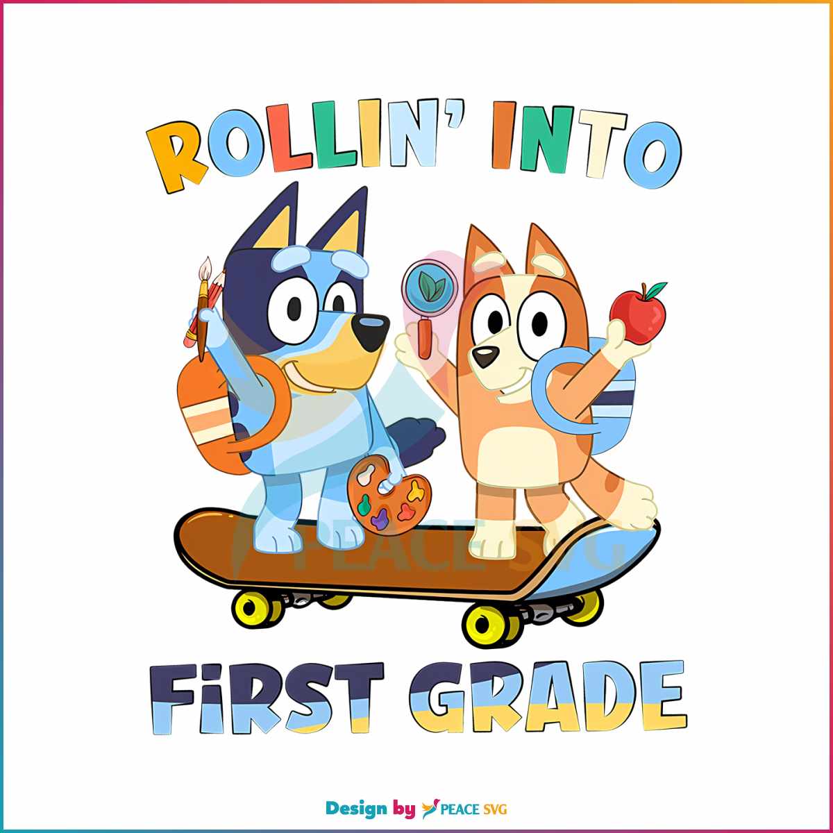 bluey-rollin-into-first-grade-png-back-to-school-png-silhouette-file