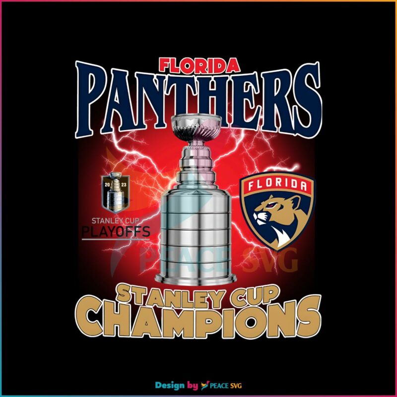Florida Panther 2023 Stanley Cup Champions Cup Chase Png Peacesvg 
