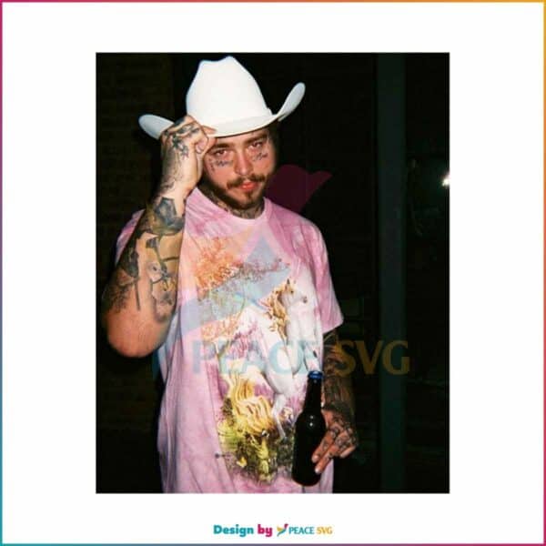 posty-howdy-post-malone-2023-tour-png-silhouette-file