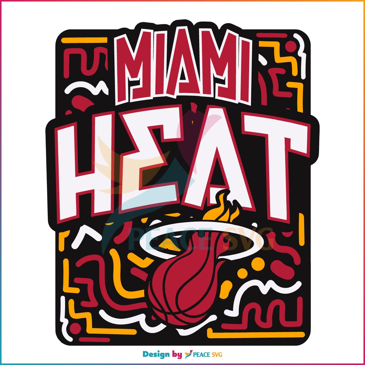Miami Heat Vibes NBA Finals SVG Graphic Design Files » PeaceSVG