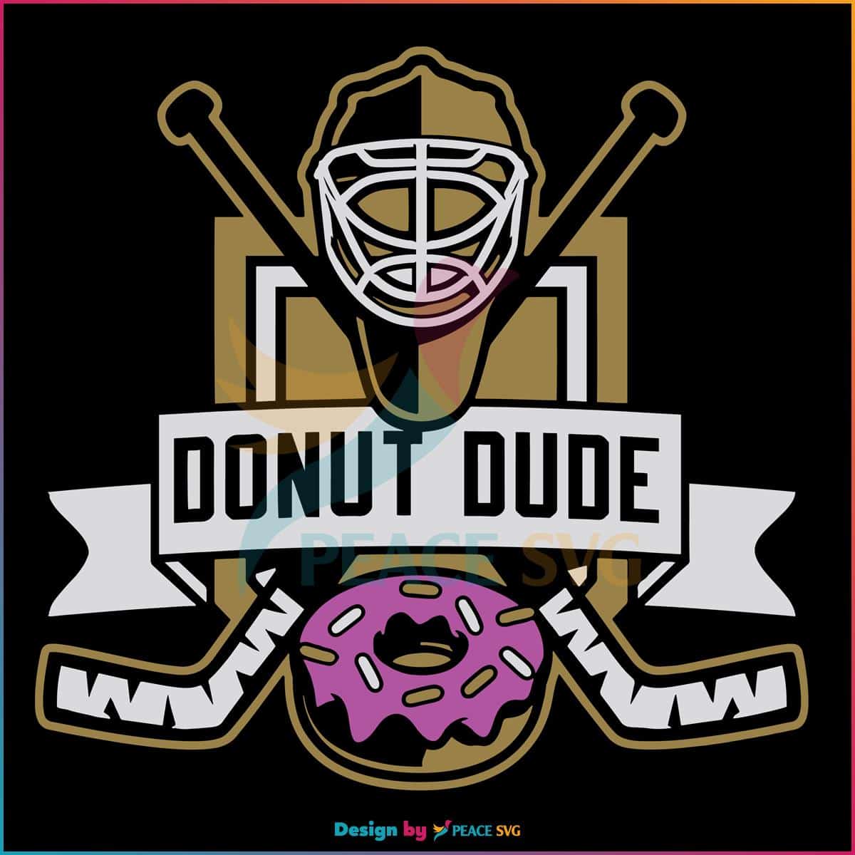 Donut Dude Vegas Golden Knights SVG Graphic Design Files » PeaceSVG