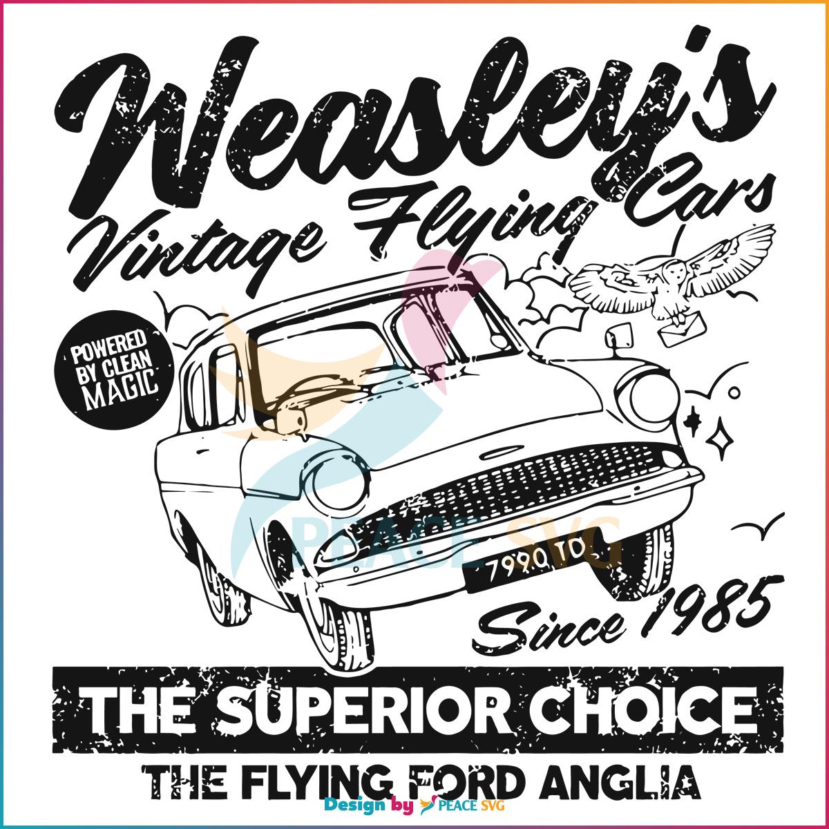 weasleys-vintage-flying-car-harry-potter-since-1985-svg