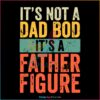 Retro Vintage Father's Day It's Not A Dad Bod It's A Father Figure Svg