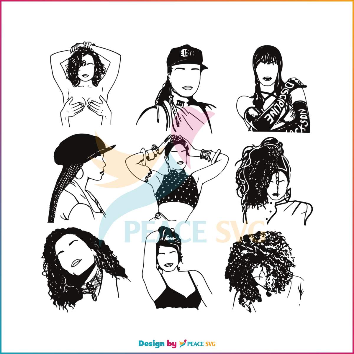 together-again-tour-2023-janet-jackson-silhouette-svg-file