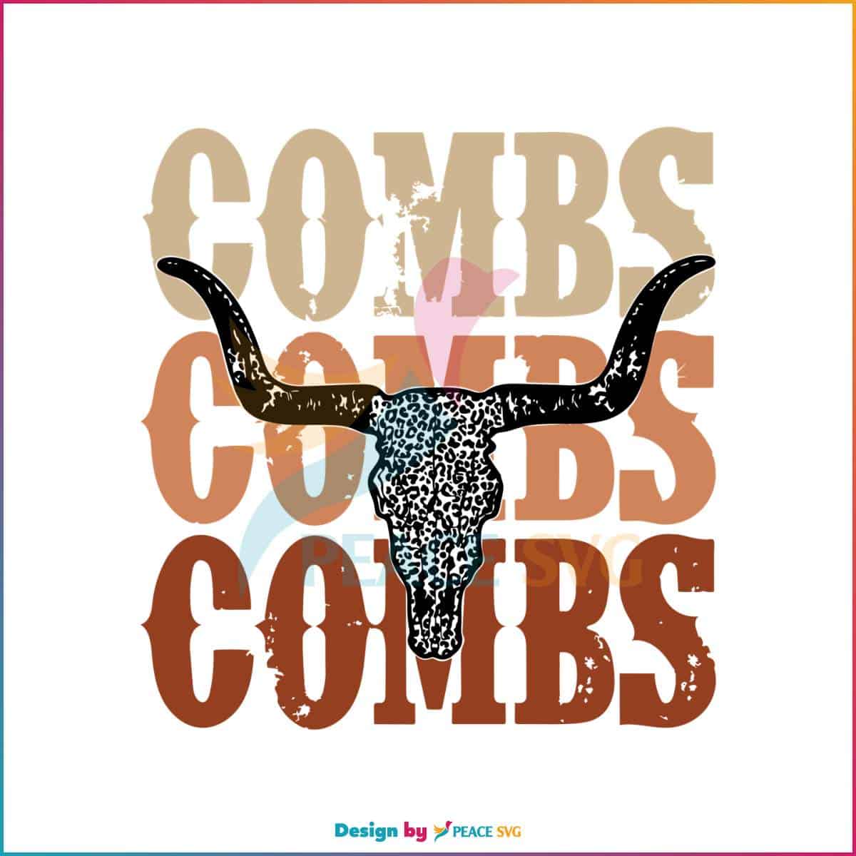 Combs Bullhead SVG Country Music Luke Combs SVG Cricut File » PeaceSVG