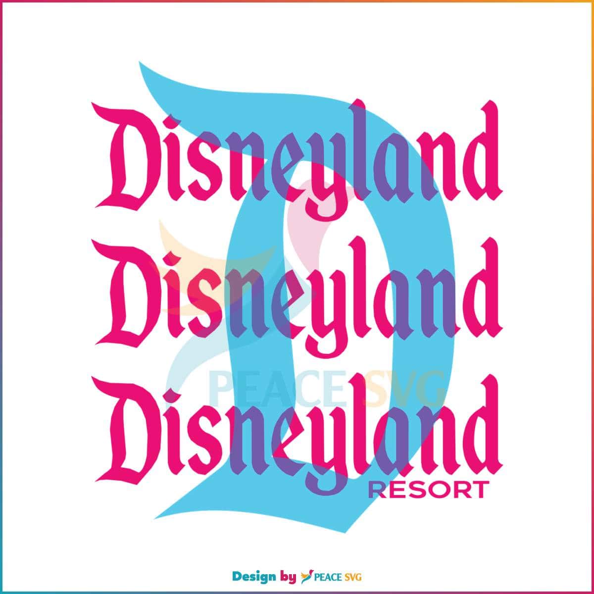 Disneyland Ringer SVG Disneyland Resort SVG » PeaceSVG