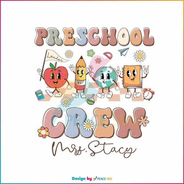 personalized-retro-preschool-crew-png-funny-student-png-file