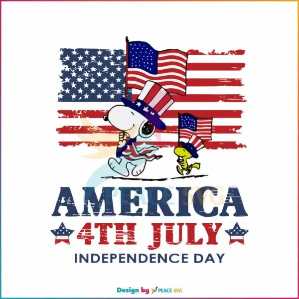 snoopy-and-woodstock-america-4th-of-july-svg-digital-file