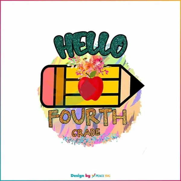 hello-fourth-grade-first-day-school-png-silhouette-file