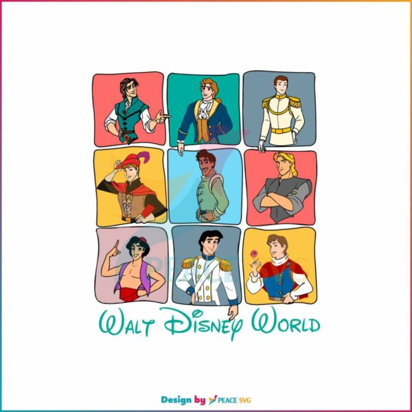 walt-disney-world-prince-character-group-svg-cricut-files