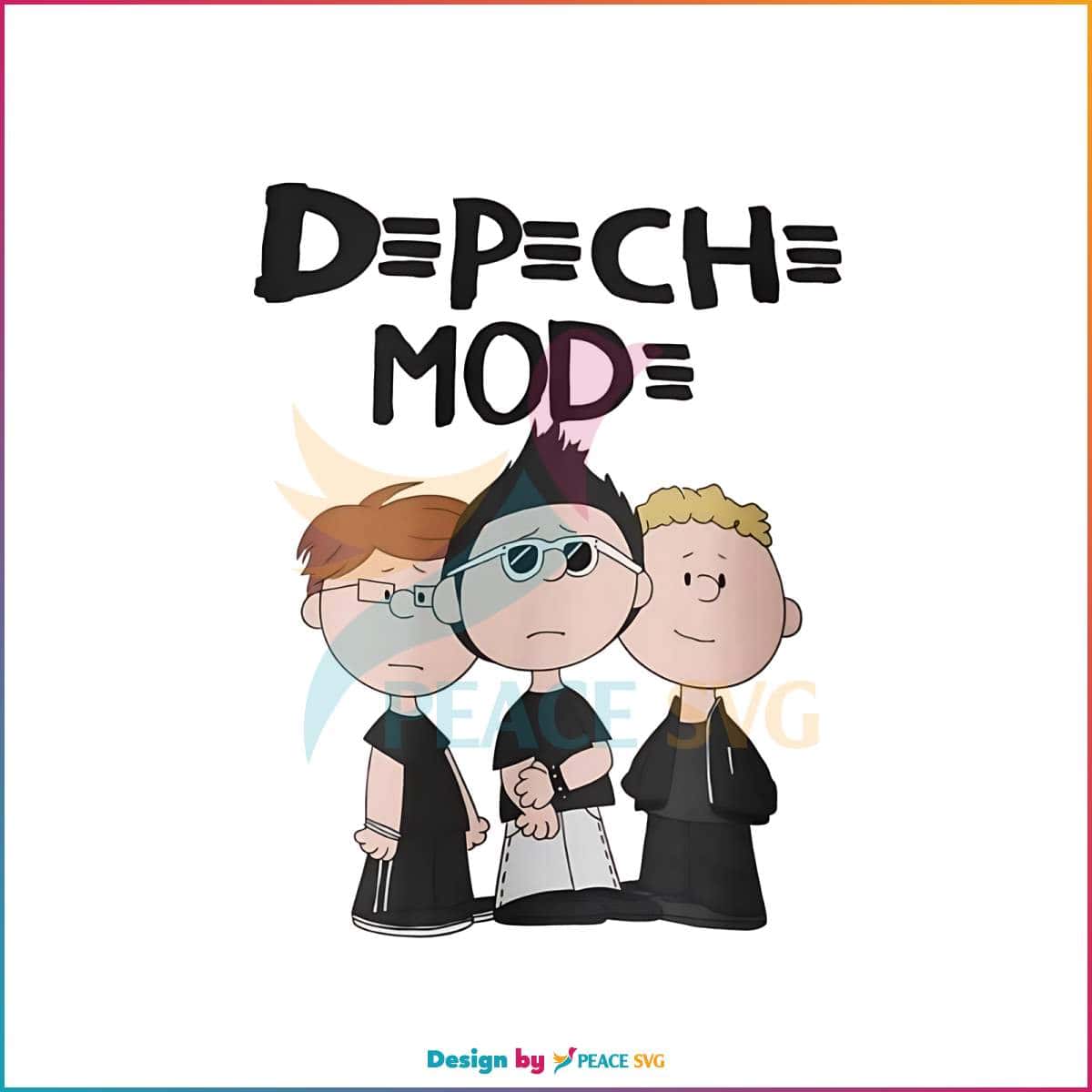 vintage-style-depeche-mode-band-png-silhouette-download