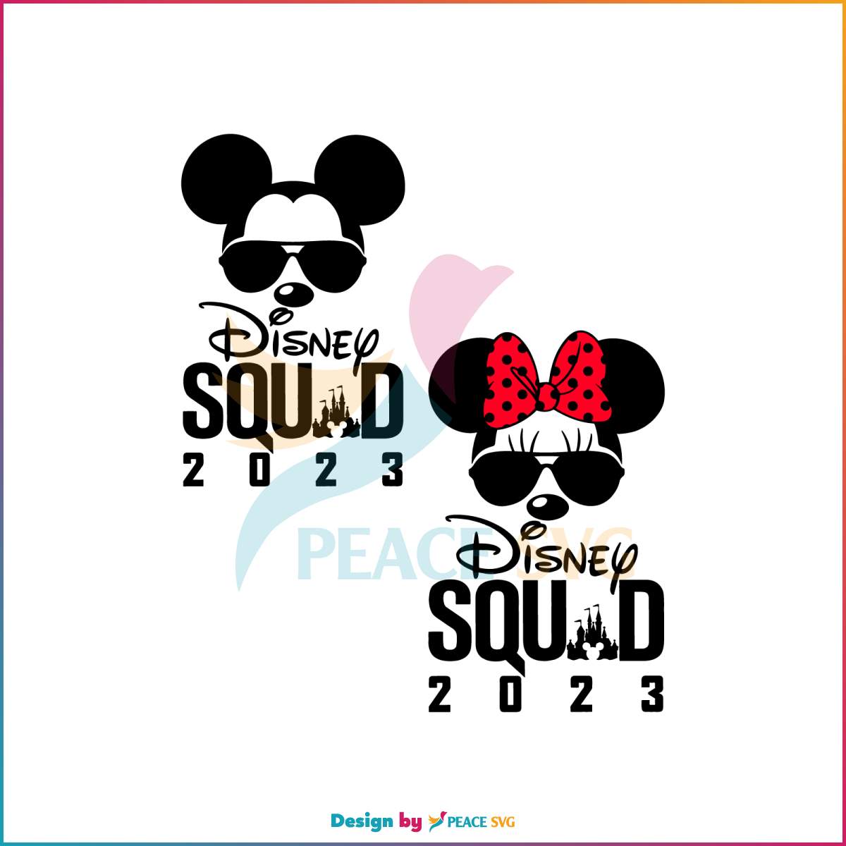 Disney Squad SVG Disney Sunglasses Squad 2023 SVG Digital Files » PeaceSVG