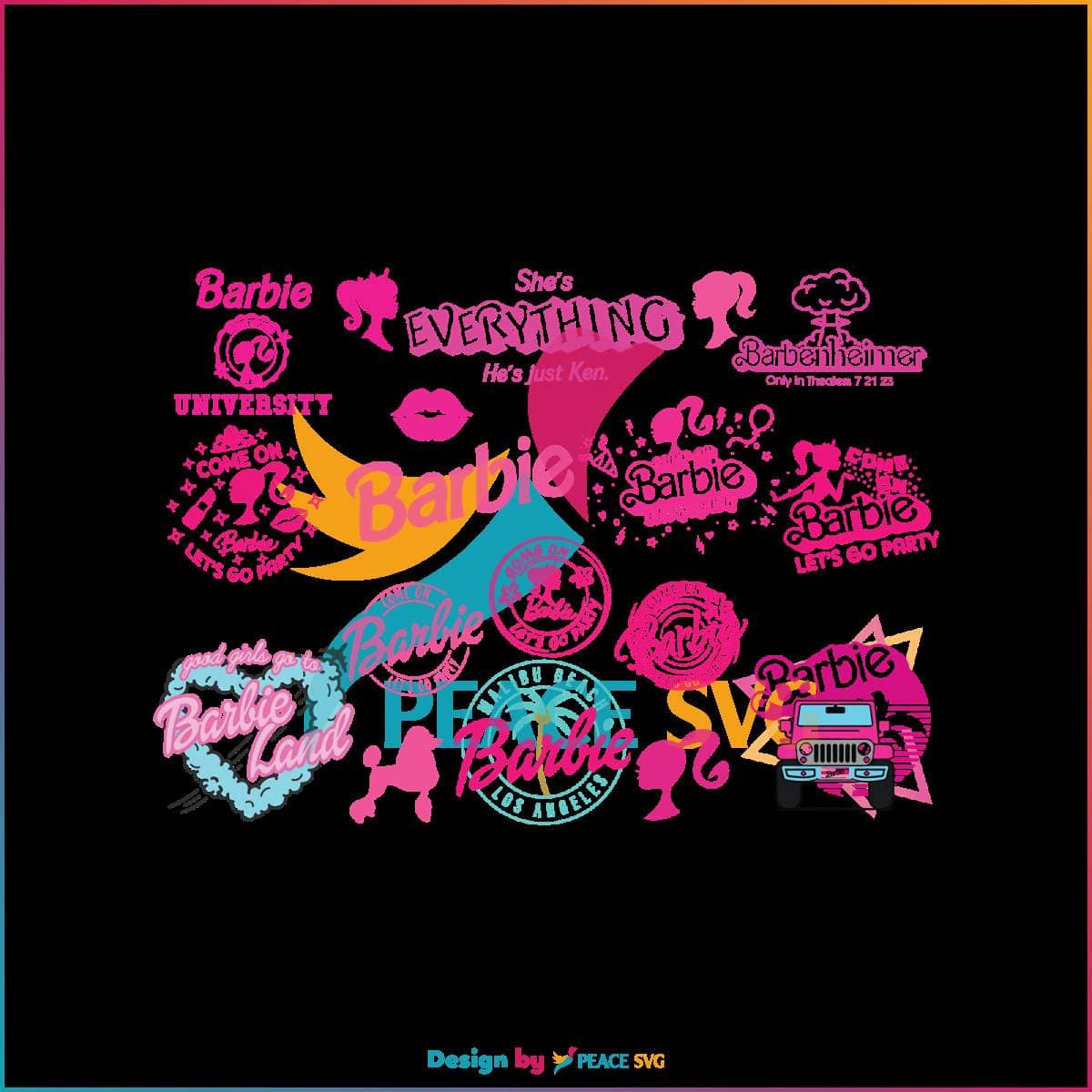 Barbie Movie Svg Bundle Barbenheimer Come On Barbie SVG Files » PeaceSVG