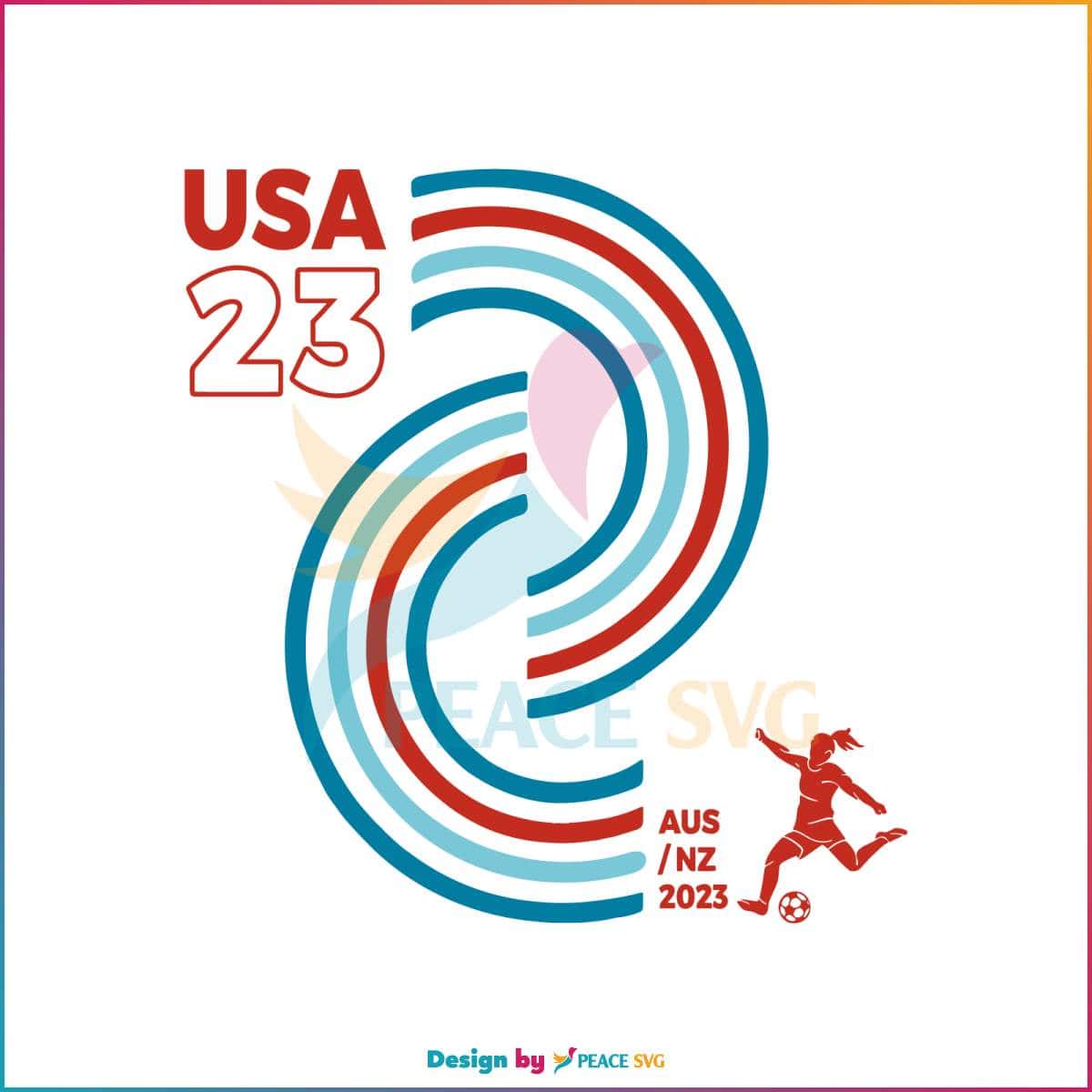 American Women World Cup Soccer Svg US Women's World Cup SVG Files for