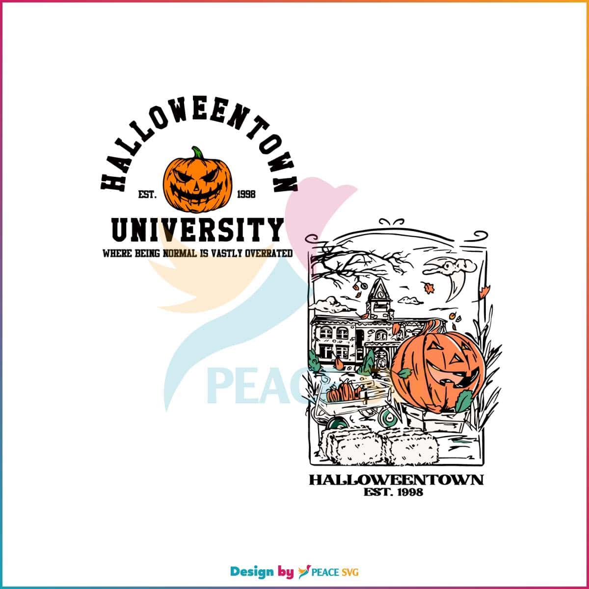 Halloweentown University Est 1998 SVG Graphic Design File » PeaceSVG