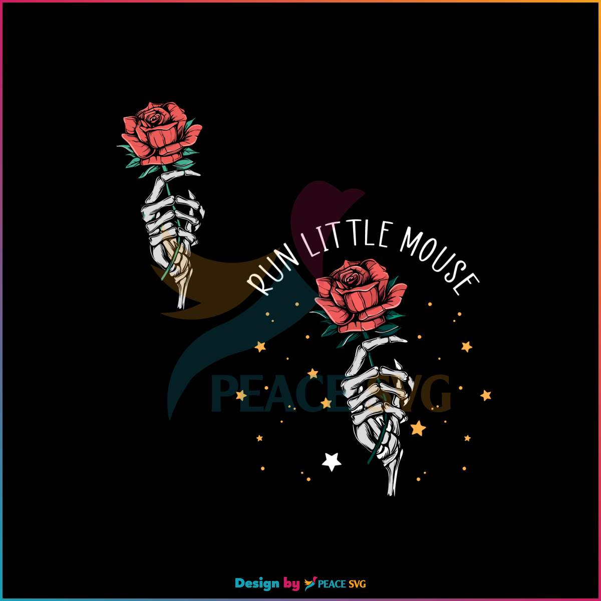 Free Retro Run Little Mouse Haunting Adeline SVG Graphic Design File