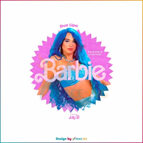 dua-lipa-barbie-2023-png-mermaid-barbie-png-silhouette-file