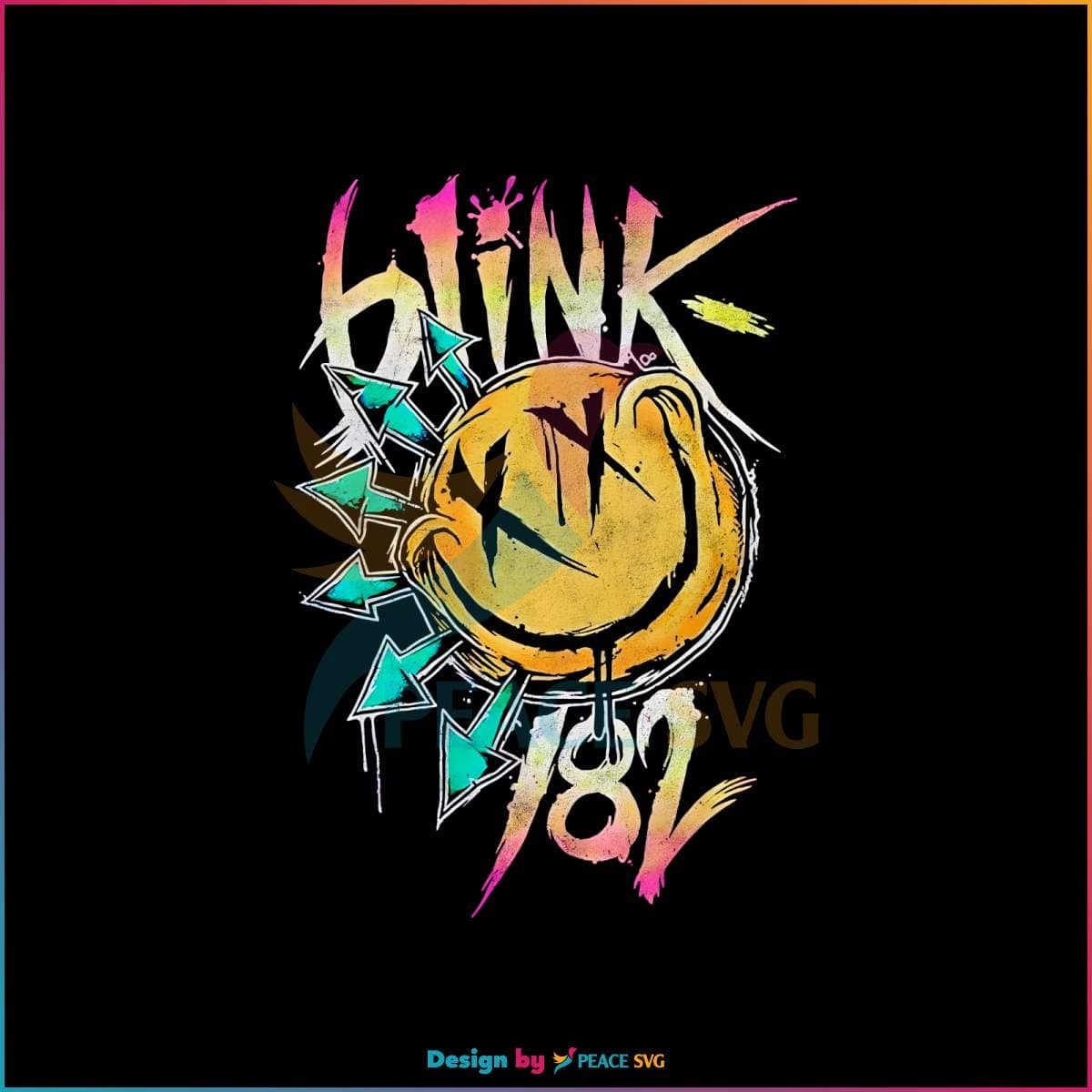 Blink 182 Smiley Face PNG Pop Punk Band PNG Download » PeaceSVG