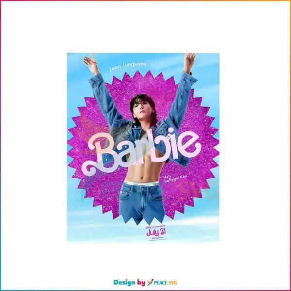jungkook-barbie-2023-poster-bts-jk-ck-png-silhouette-file