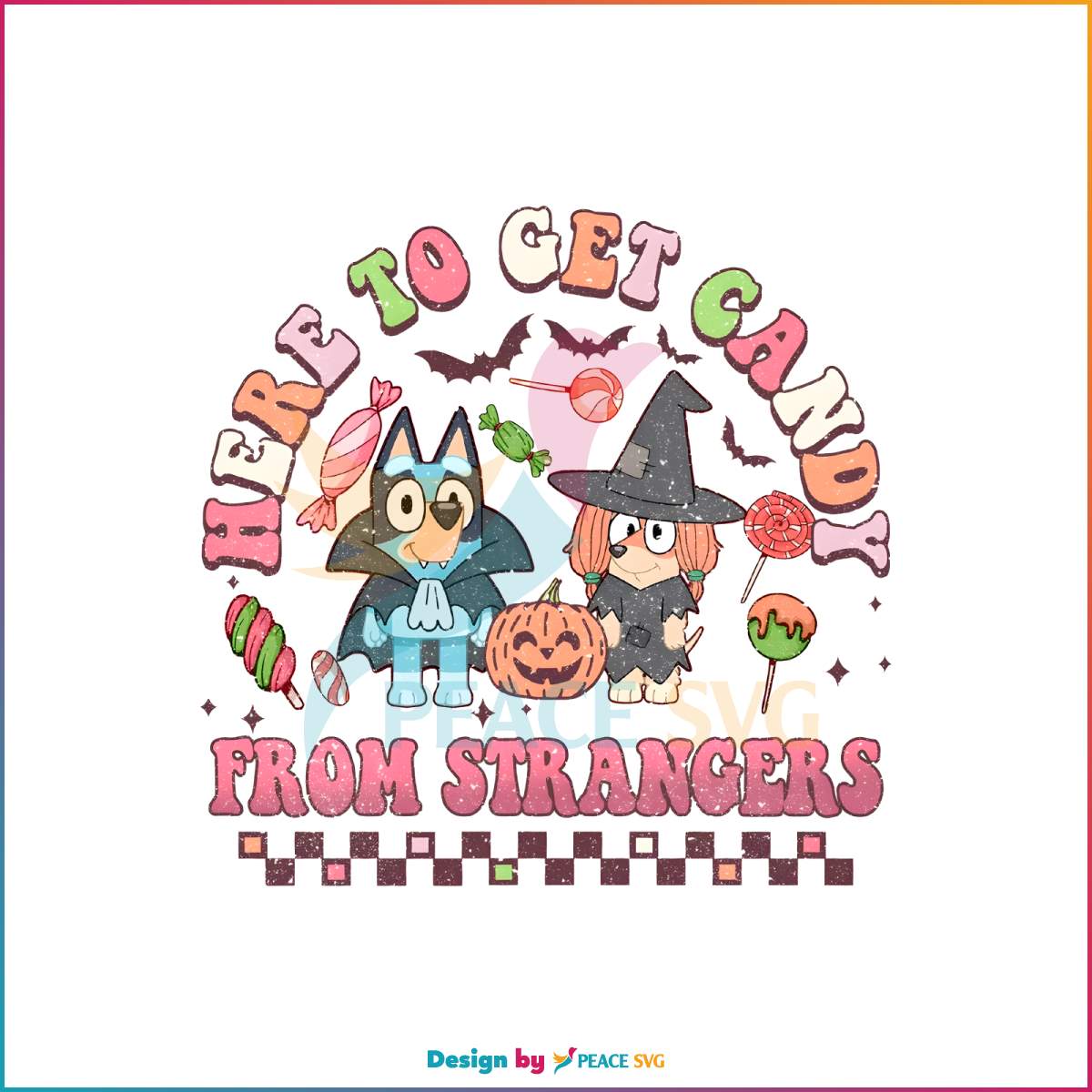 bluey-here-to-get-candy-from-strangers-png-download