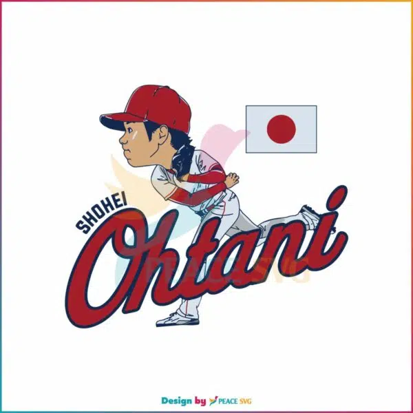 shohei-ohtani-japan-caricature-mlb-svg-digital-files