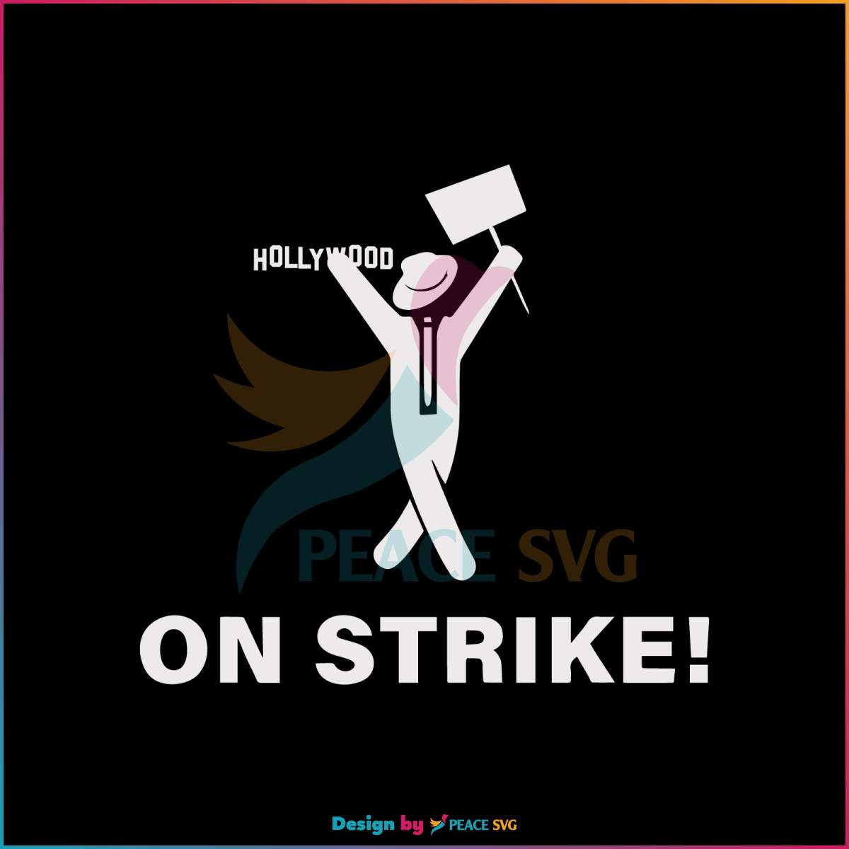 Screen Actors Guild Strike SVG Sag Aftra Strike SVG Digital File » PeaceSVG