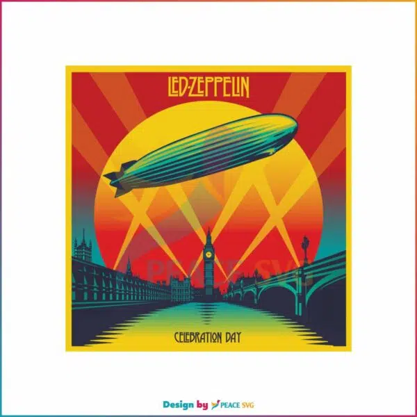 led-zeppelin-band-vintage-svg-celebration-day-album-svg