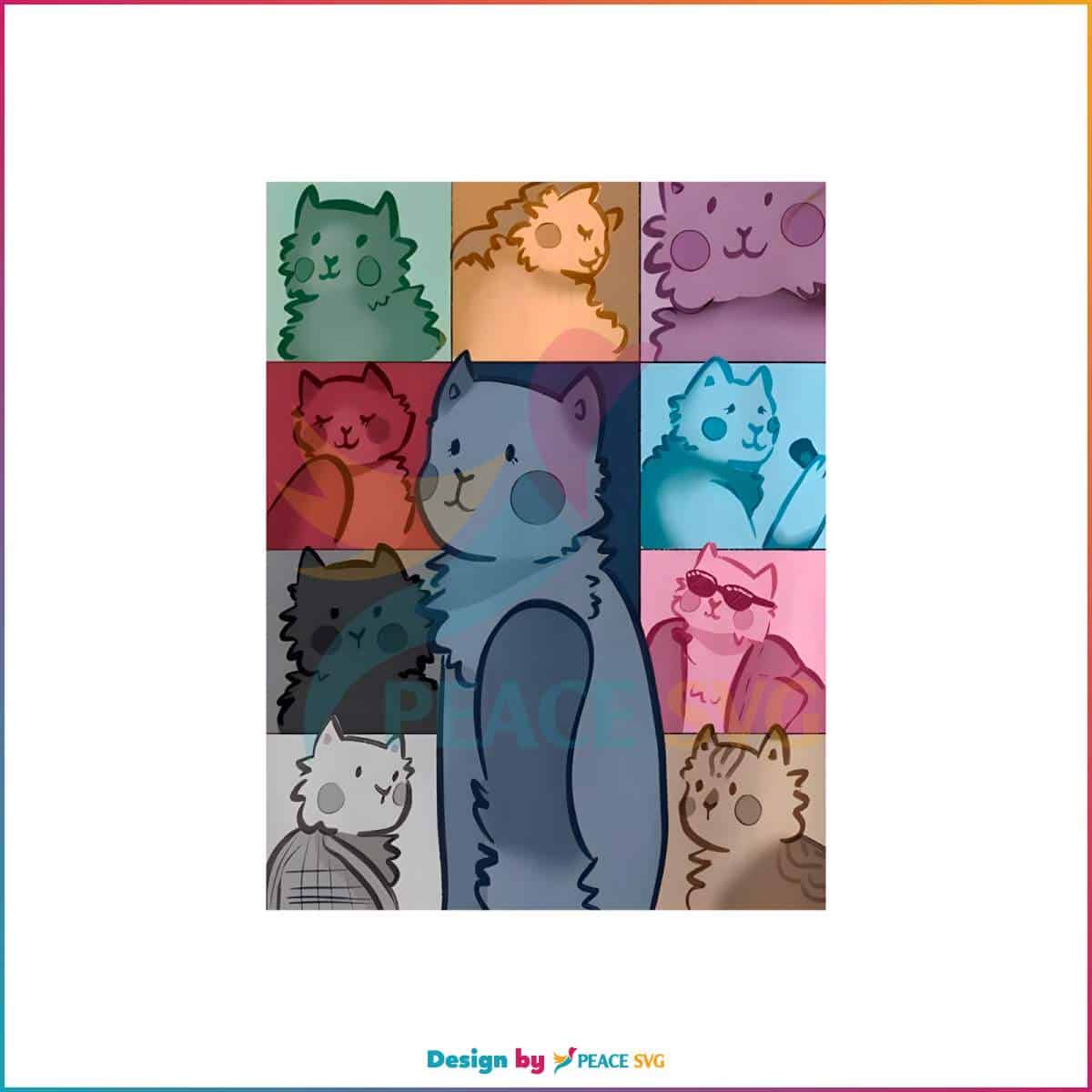 vintage-taylor-cat-png-the-eras-tour-cat-png-download