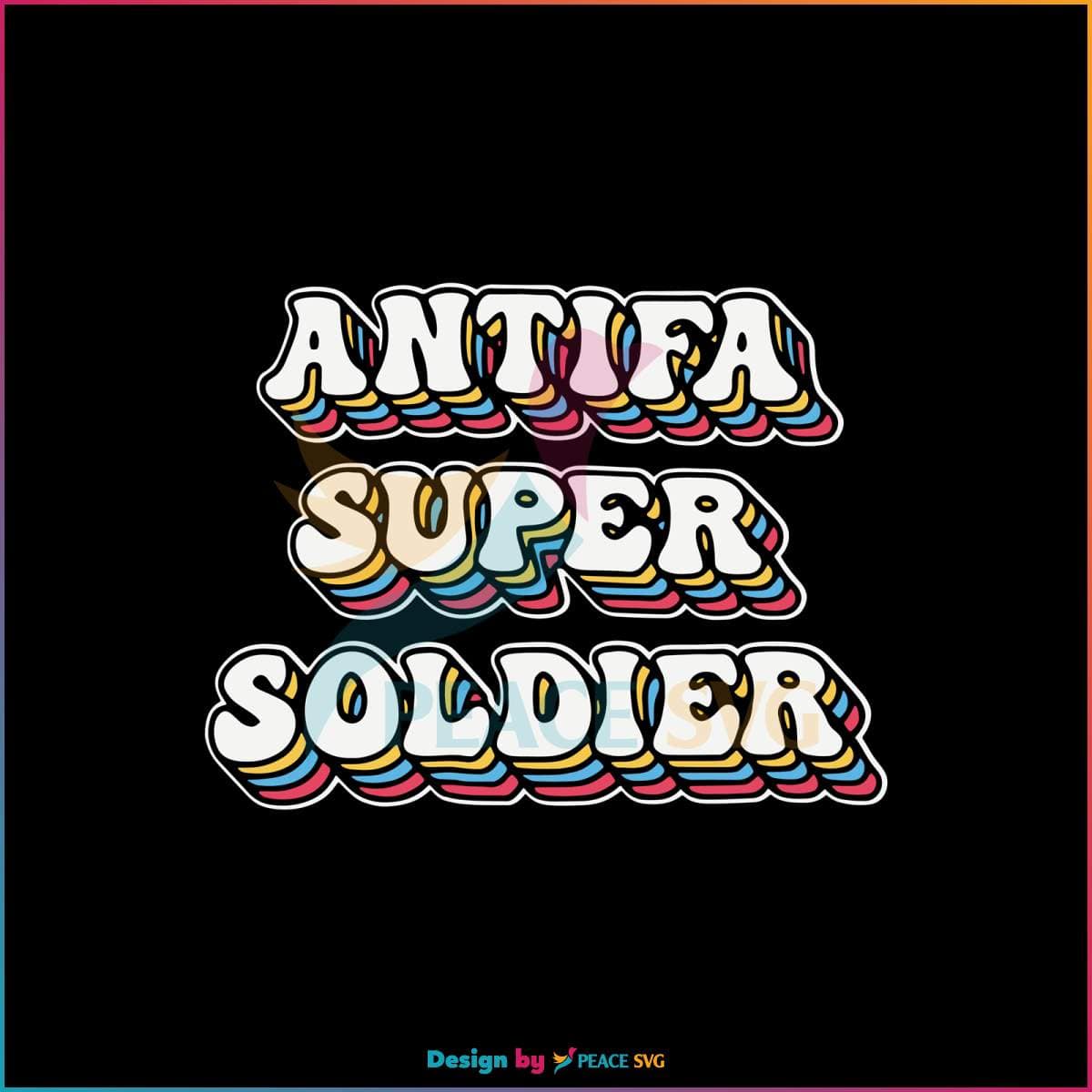 Vintage Lia Thomas Antifa Super Soldier SVG Digital Cricut File » PeaceSVG