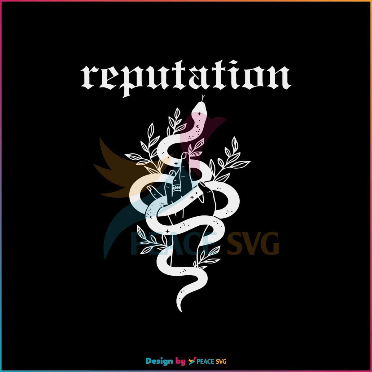 Reputation Snake Taylor Swift SVG Reputation Album SVG File » PeaceSVG